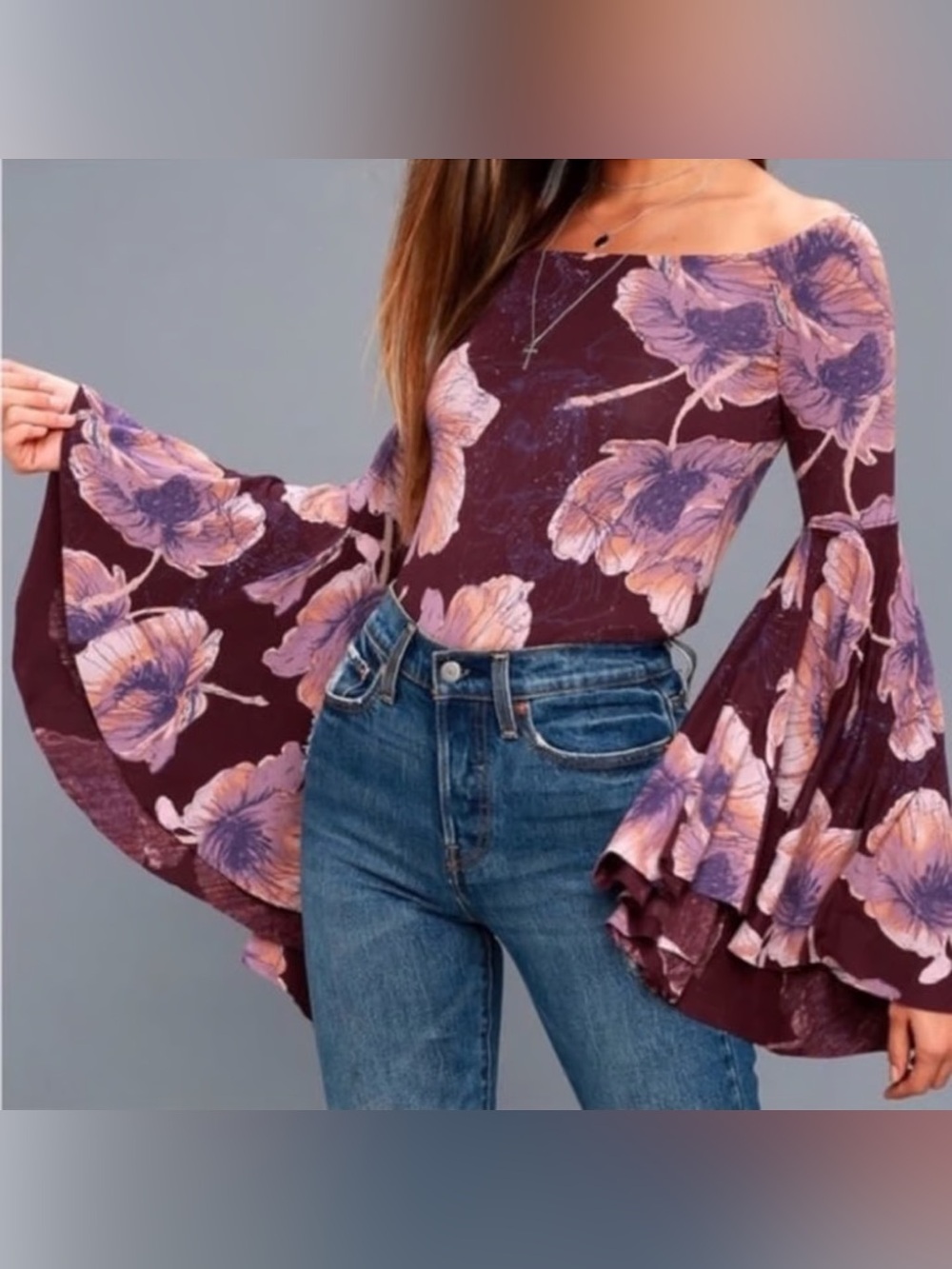 We The Free" Bird of Paradise Top